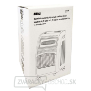 Kombinované plynové 4,2 kW a elektrické 1,5 kW kachle MAGG s ventilátorom náhled