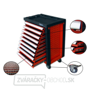 Sherman Dielenská skriňa s náradím 6/9 - Červená Náhľad