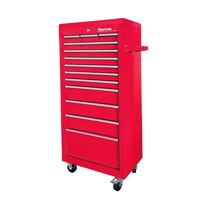 Dielenský vozík na náradie Sherman 7 - Červená 7811546