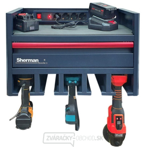 Sherman Dielenská skriňa na elektrické náradie s predlžovacím káblom Sherman Dielenská skriňa na elektrické náradie s predlžovacím káblom gallery main image