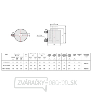Hydraulický valec s dutým piestom dvojčinný HHYG-10050KS Náhľad