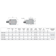 Hydraulický valec nízky HHYG-100B Náhľad