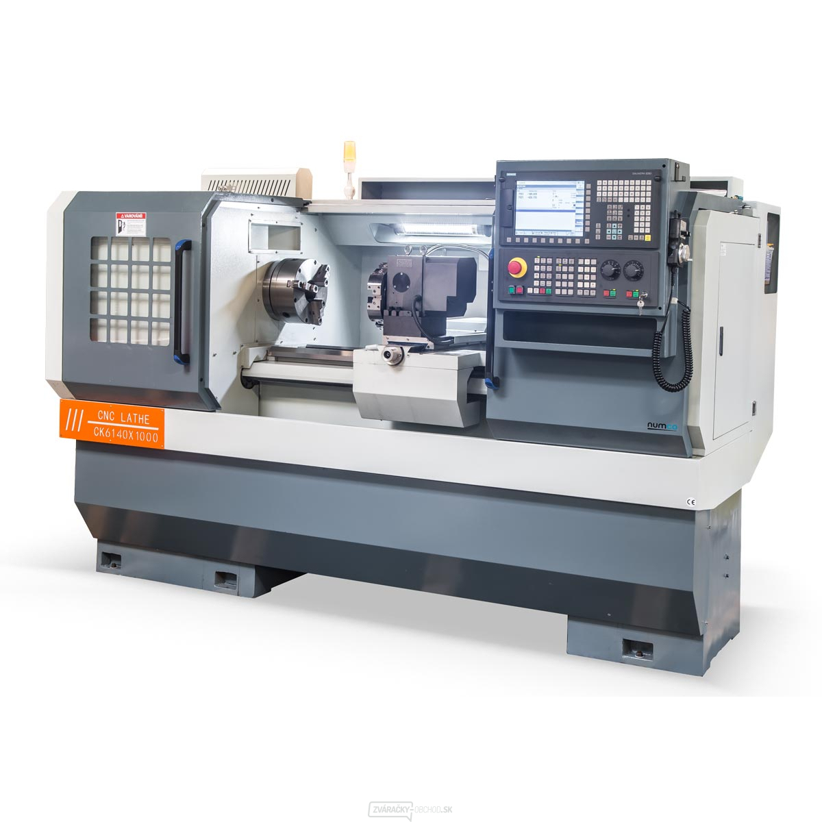 CNC sústruh Numco CK 6140 × 1000 s hydraulickým skľučovadlom