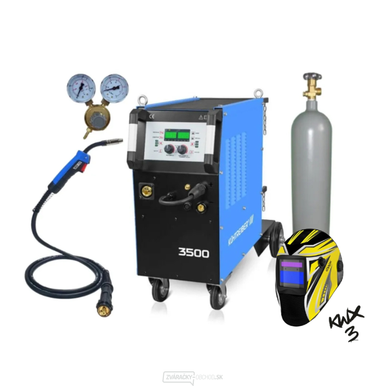 Multi MIG Synergic KÜHTREIBER KITin 3500 + Horák + Ventil + Kukla + fľaša CO2 plná
