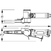 Pneumatická pásová brúska HAZET 9033 N-4 Náhľad