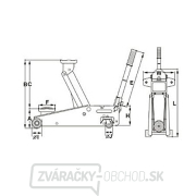 Pojazdný pneumaticko-hydraulický dielenský zdvihák OMEGALIFT 22101C Náhľad