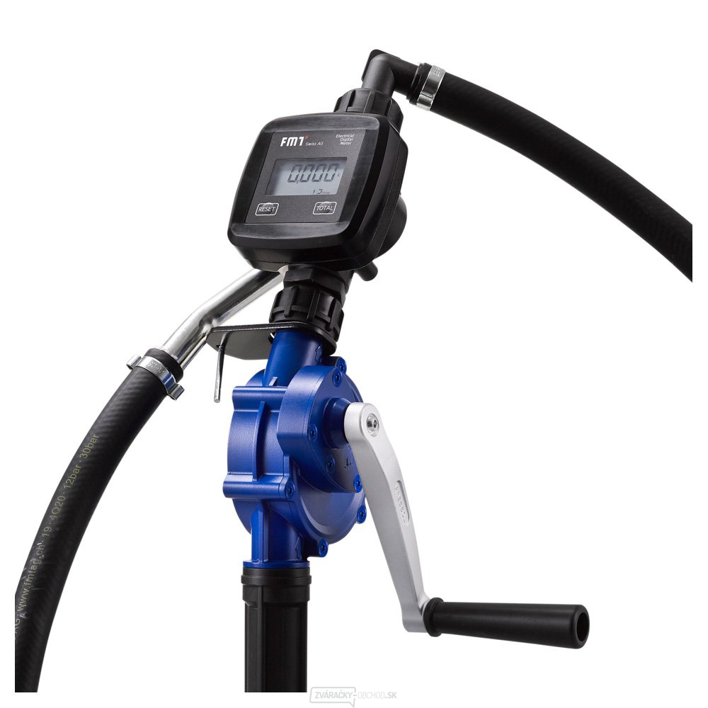 Ručné rotačné čerpadlo s prietokomerom PRESSOL 13 057