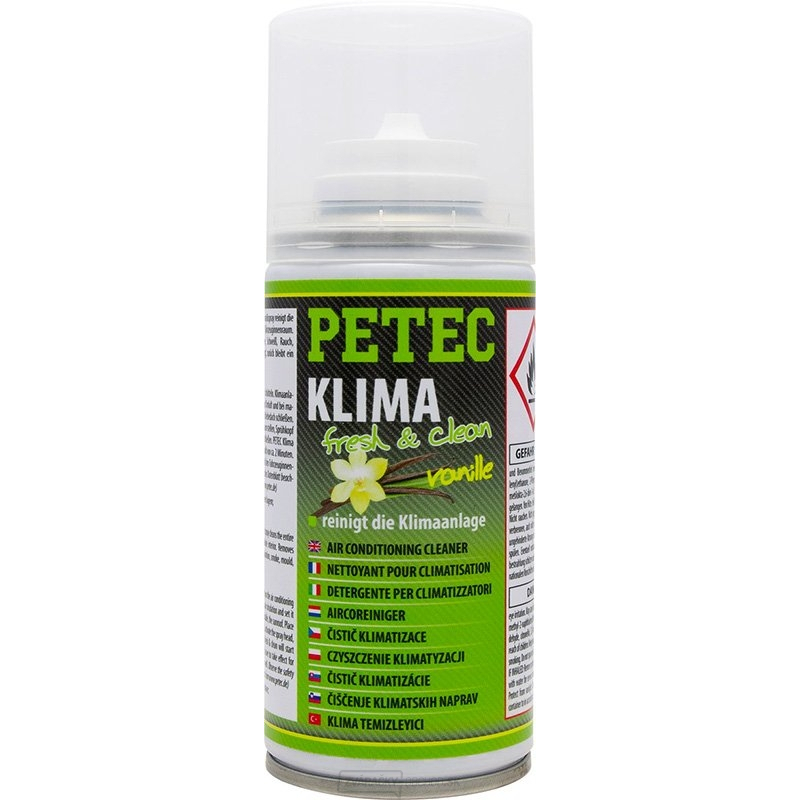PETEC 71470 Odstraňovač zápachu a čistič klimatizáciou vanilka