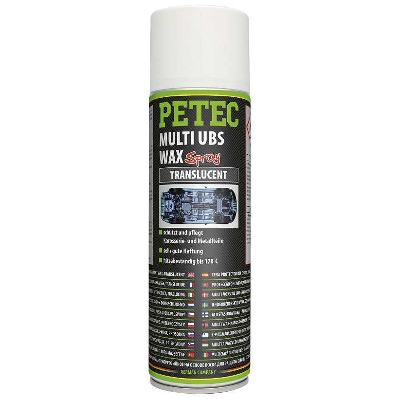 PETEC 73450 Vosk na ochranu karosérií, priesvitný