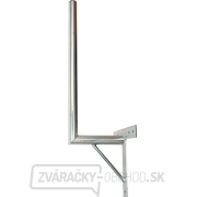 Anténny držiak 25cm na stenu so vzperou, rúrka 42/2mm, výška 66cm žiar gallery main image