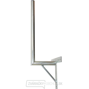 Anténny držiak 25cm na stenu so vzperou, rúrka 42/2mm, výška 66cm žiar Anténny držiak 25cm na stenu so vzperou, rúrka 42/2mm, výška 66cm žiar