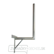 Anténny držiak 35cm na stenu so vzperou, rúrka 42/2mm, výška 56cm gallery main image