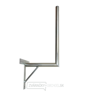 Anténny držiak 35cm na stenu so vzperou, rúrka 42/2mm, výška 56cm gallery main image