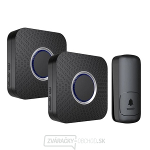 Zvonček bezdrôtový GETI GWDK208B kinetický sada Zvonček bezdrôtový GETI GWDK208B kinetický sada gallery main image