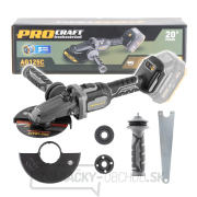 Aku uhlová brúska s plochou hlavou Procraft Industrial AG125C (bez batérie a nabíjačky) | AG125C bb Aku uhlová brúska s plochou hlavou Procraft Industrial AG125C (bez batérie a nabíjačky) | AG125C bb gallery main image