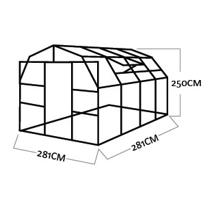 Skleník KOMFORT TITAN 8000 STRONG - 22 Náhľad