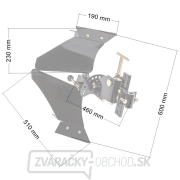 Obojstranný otočný pluh pre kultivátory Hahn & Sohn Cedrus GL05 a GL06 s adaptérom Náhľad