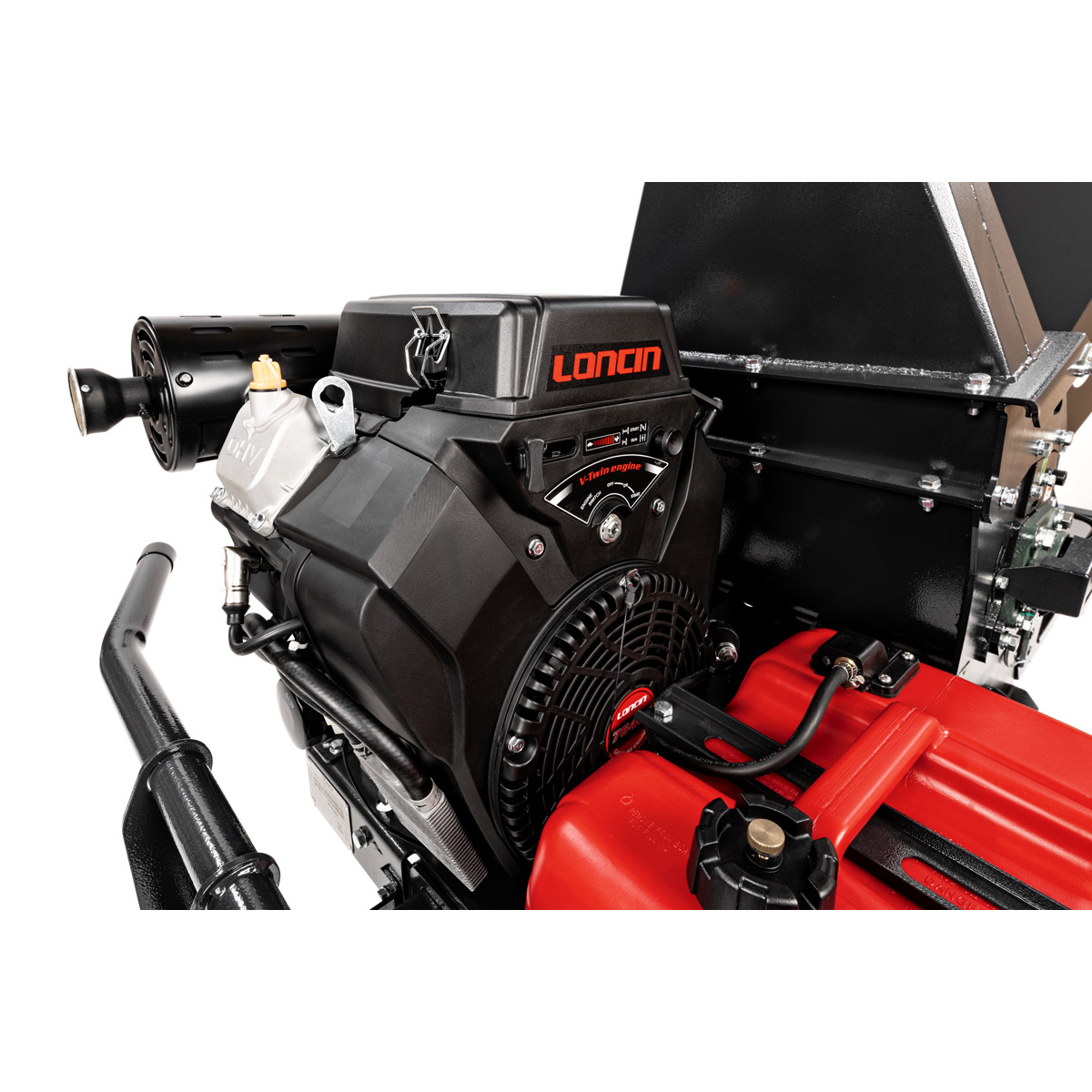 Hahn & Sohn Cedrus R13 - profesionálny prívesný drvič konárov s benzínovým motorom Loncin 18 kW Náhľad