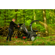 Hahn & Sohn Cedrus R13 - profesionálny prívesný drvič konárov s benzínovým motorom Loncin 18 kW náhled