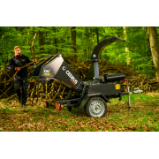 Hahn & Sohn Cedrus R13 - profesionálny prívesný drvič konárov s benzínovým motorom Loncin 18 kW náhled