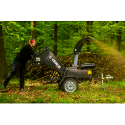 Hahn & Sohn Cedrus R13 - profesionálny prívesný drvič konárov s benzínovým motorom Loncin 18 kW náhled