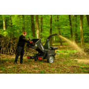 Hahn & Sohn Cedrus R13 - profesionálny prívesný drvič konárov s benzínovým motorom Loncin 18 kW náhled