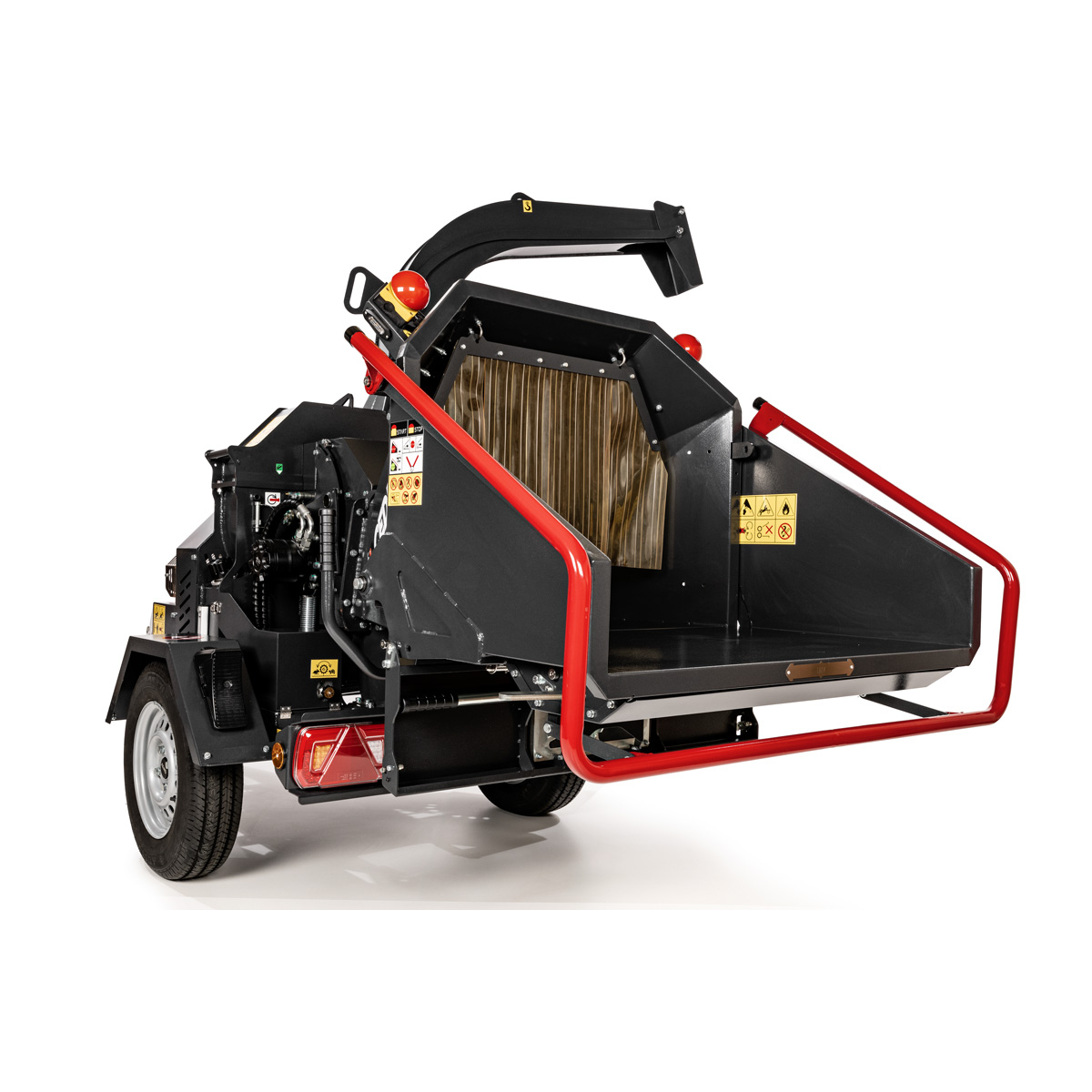 Hahn & Sohn Cedrus RBD16 - profesionálny bubnový drvič konárov s hydraulickým podávačom a prívesom kategórie B Náhľad