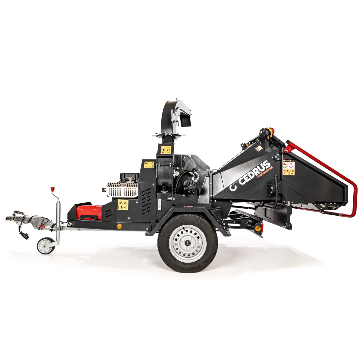Hahn & Sohn Cedrus RBD16 - profesionálny bubnový drvič konárov s hydraulickým podávačom a prívesom kategórie B Náhľad