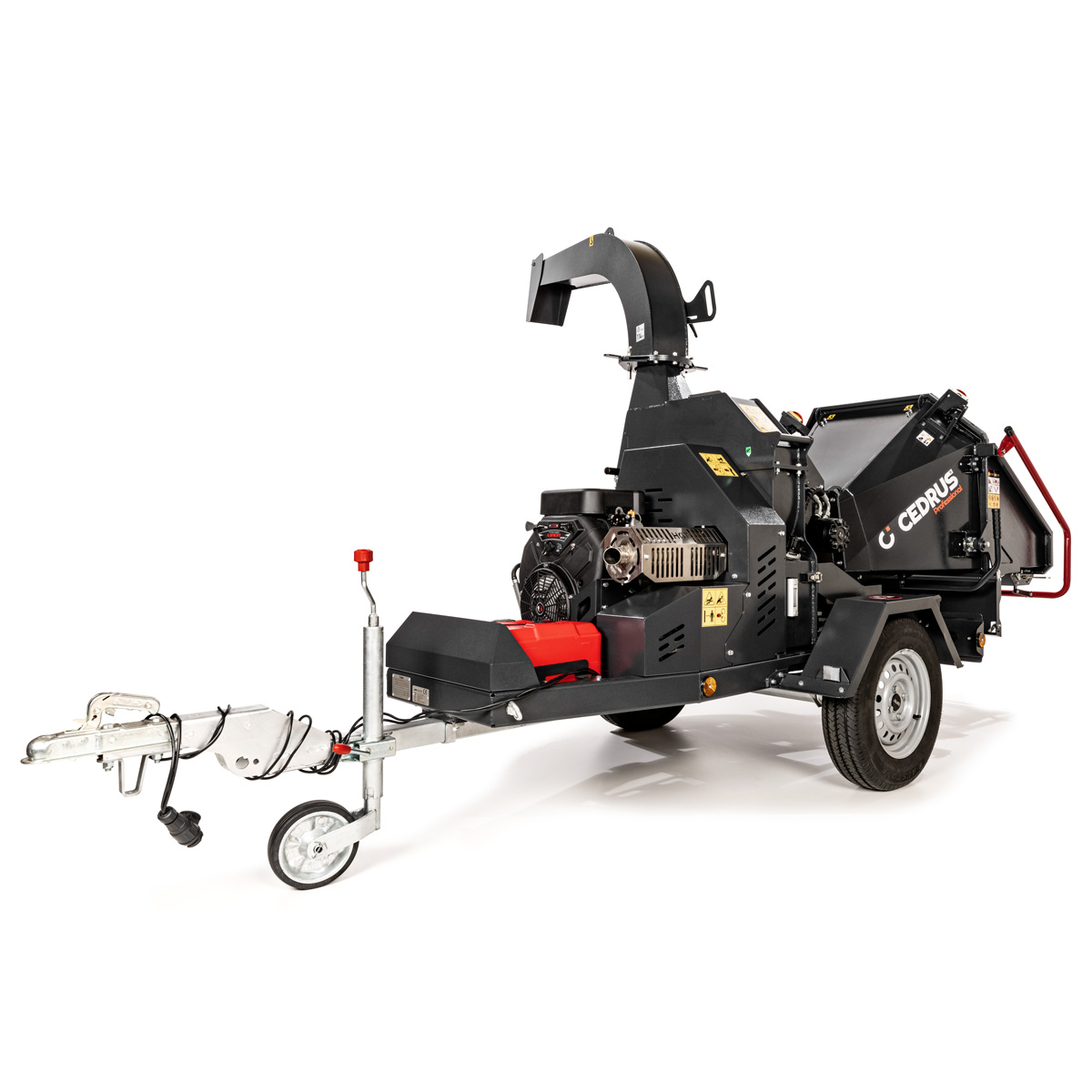 Hahn & Sohn Cedrus RBD16 - profesionálny bubnový drvič konárov s hydraulickým podávačom a prívesom kategórie B Náhľad