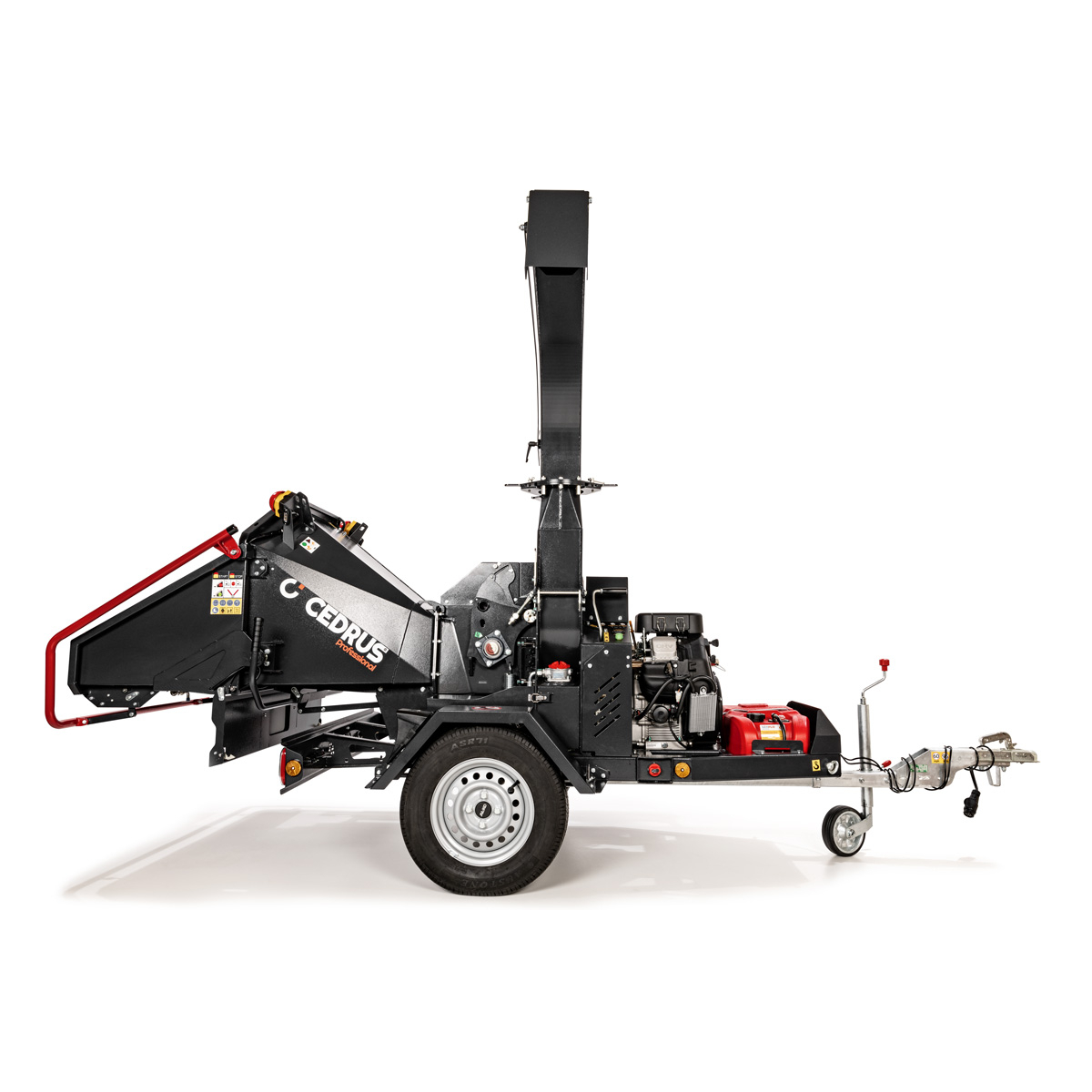 Hahn & Sohn Cedrus RBD16 - profesionálny bubnový drvič konárov s hydraulickým podávačom a prívesom kategórie B Náhľad