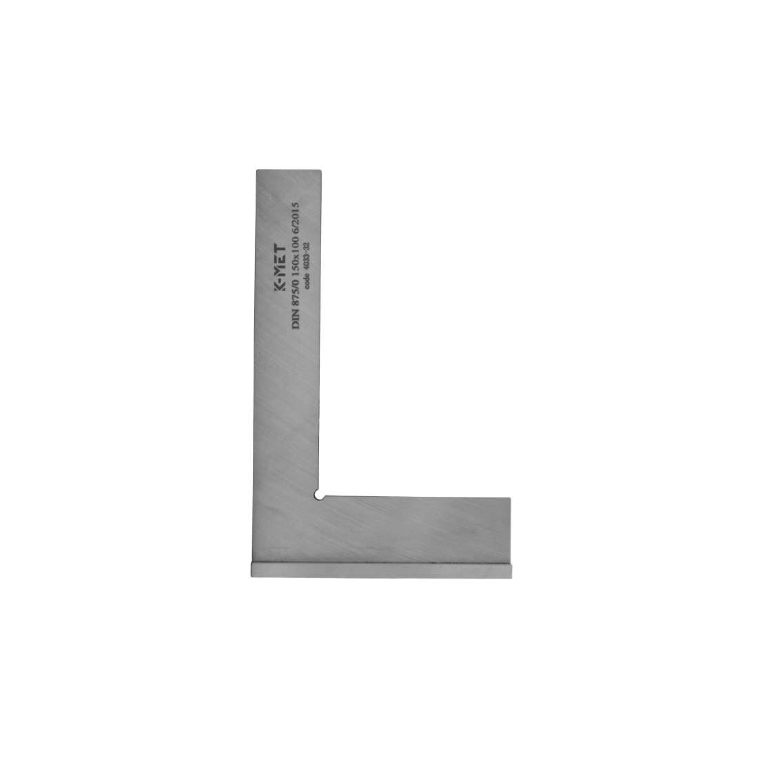 E-shop Uholník presný príložný KINEX/K-MET 250x160 mm, tr.pr.1, DIN 875 4034-12-025