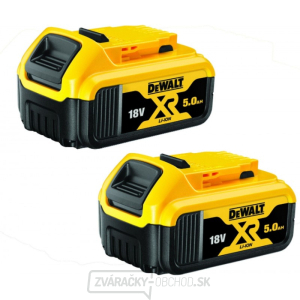 DeWALT DCB184P2 18V štartovacia sada 2 akumulátorov 5Ah gallery main image