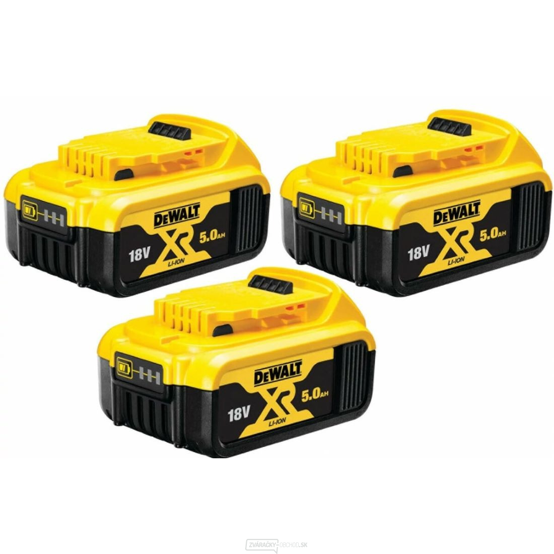 DeWALT DCB184P3 18V štartovacia sada 3 akumulátorov 5Ah