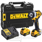DeWALT DCF901P2 12V Aku rázový uťahovač 2x 5Ah, nabíjačka gallery main image