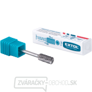 fréza karbidová, valcová s čelným ozubením, ⌀6x13mm, ⌀stopky 3mm, sek stredná (double-cut) Náhľad