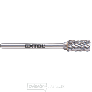fréza karbidová, valcová s čelným ozubením, ⌀6x13mm, ⌀stopky 3mm, sek stredná (double-cut) gallery main image