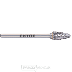 fréza karbidová, okrúhly oblúk, ⌀6x13mm, ⌀stopky 3mm, sek stredná (double-cut) gallery main image
