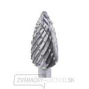 fréza karbidová, ostrý oblúk, ⌀6x13mm, ⌀stopky 3mm, sek stredná (double-cut) Náhľad