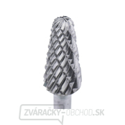 fréza karbidová, kónická zaguľatená, ⌀6x13mm, ⌀stopky 3mm, sek stredná (double-cut) Náhľad