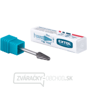 fréza karbidová, kónická zaguľatená, ⌀6x13mm, ⌀stopky 3mm, sek stredná (double-cut) Náhľad