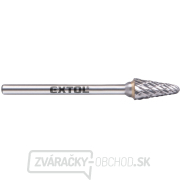 fréza karbidová, kónická zaguľatená, ⌀6x13mm, ⌀stopky 3mm, sek stredná (double-cut) gallery main image