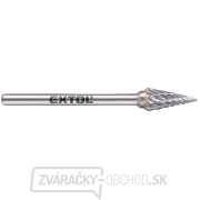 fréza karbidová, kónická-ihlan, ⌀6x13mm, ⌀stopky 3mm, sek stredná (double-cut) gallery main image