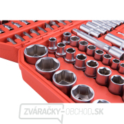 hlavica nástrčné, sada 110ks, 1/4