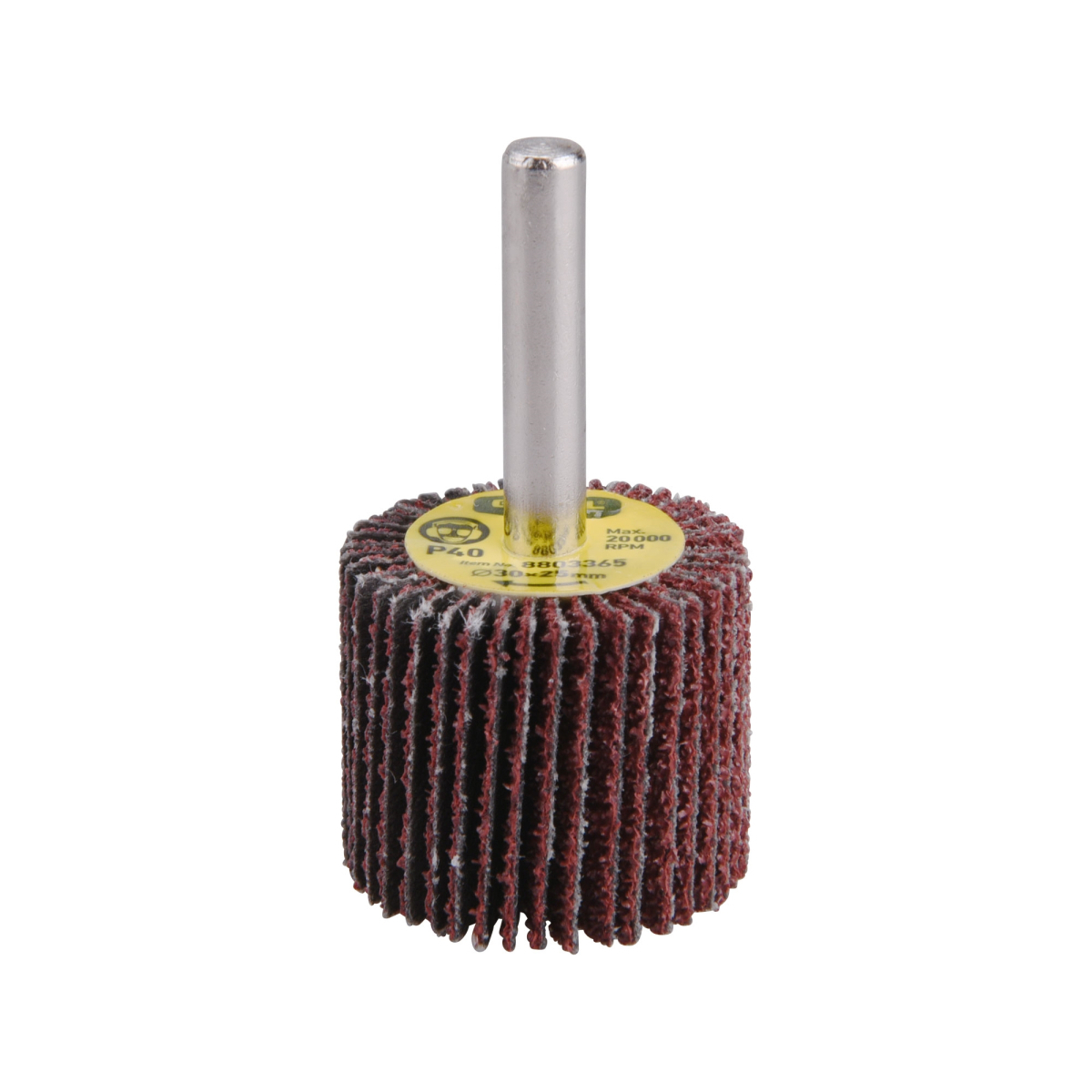 Kotúč lamelový brúsny na stopke, O 30x25x6mm, P40