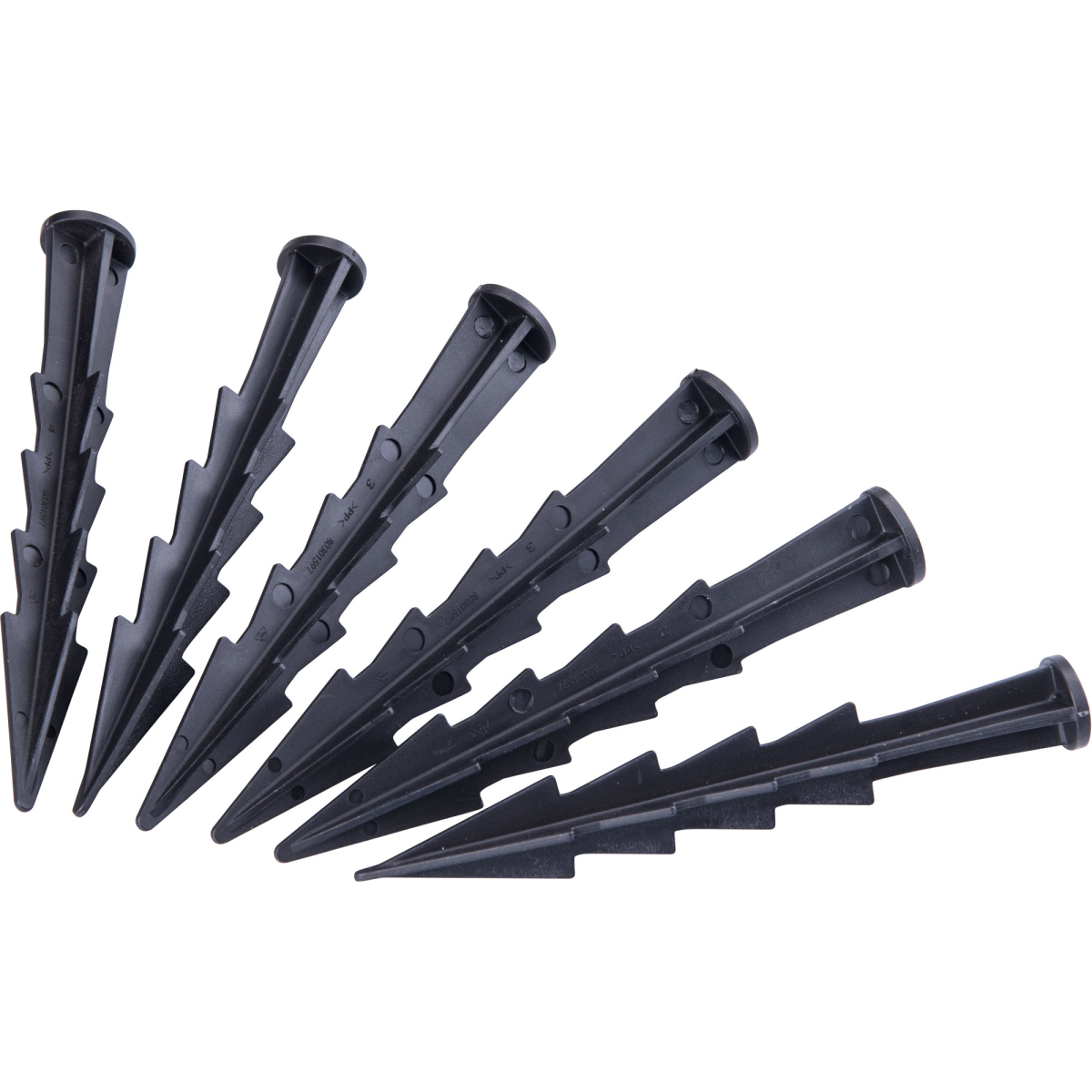EXTOL PREMIUM skoby plastové pre nabíjaciu stanicu, 6ks 8895672