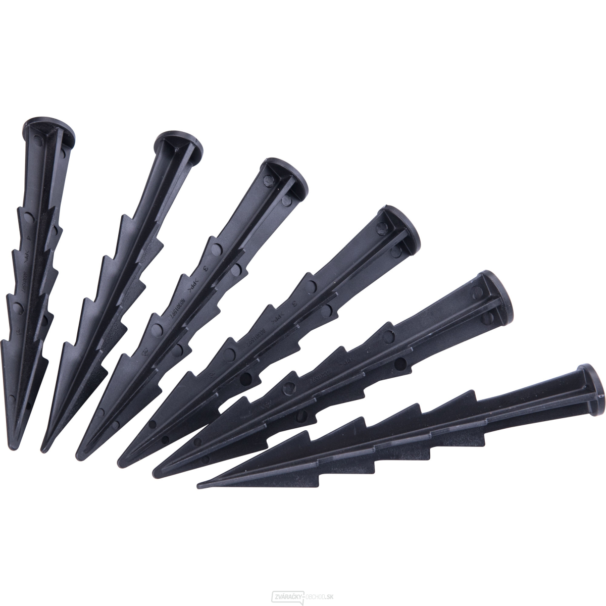 skoby plastové pre nabíjaciu stanicu, 6ks