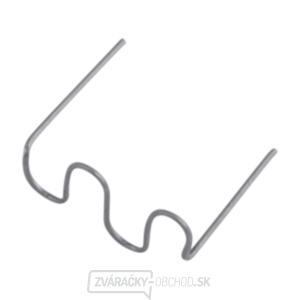 Spony zváracie, 150ks, vlna, ⌀0,6mm, rozstup 15mm Spony zváracie, 150ks, vlna, ⌀0,6mm, rozstup 15mm gallery main image