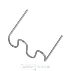 Spony zváracie, 150ks, vlna, ⌀0,8mm, rozstup 15mm Spony zváracie, 150ks, vlna, ⌀0,8mm, rozstup 15mm gallery main image