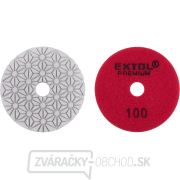 kotúč diamantový leštiaci na obklady, O100mm, P100, suchý zips gallery main image