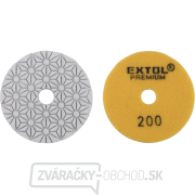 kotúč diamantový leštiaci na obklady, O100mm, P200, suchý zips gallery main image